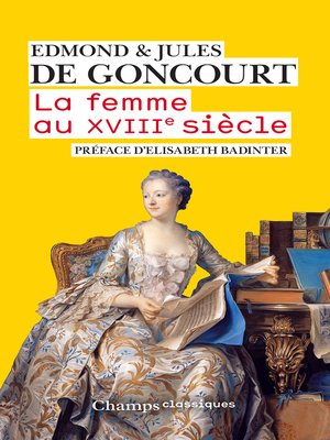 cover image of La femme au XVIIIe siècle